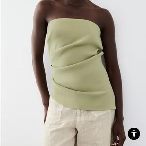 Strapless Zara top